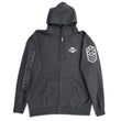 Load image into Gallery viewer, Winter Veteran Dark Grey Zip Hoodie