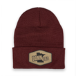Load image into Gallery viewer, Damn Cold Maroon Cuffed Beanie