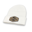 Load image into Gallery viewer, Damn Cold White Cuffed Beanie