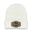 Load image into Gallery viewer, Damn Cold White Cuffed Beanie