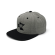 Load image into Gallery viewer, DAMN Grey/Black Flat Brim Style Hat