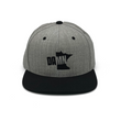 Load image into Gallery viewer, DAMN Grey/Black Flat Brim Style Hat