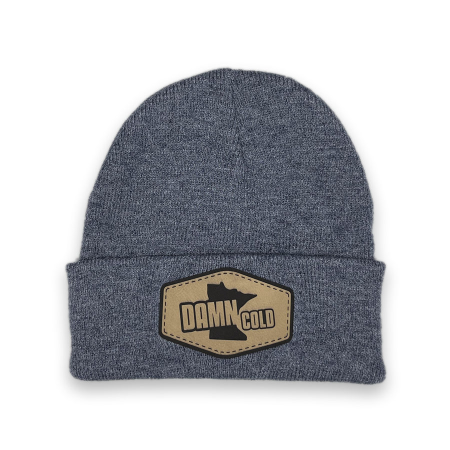 Damn Cold Grey Cuffed Beanie