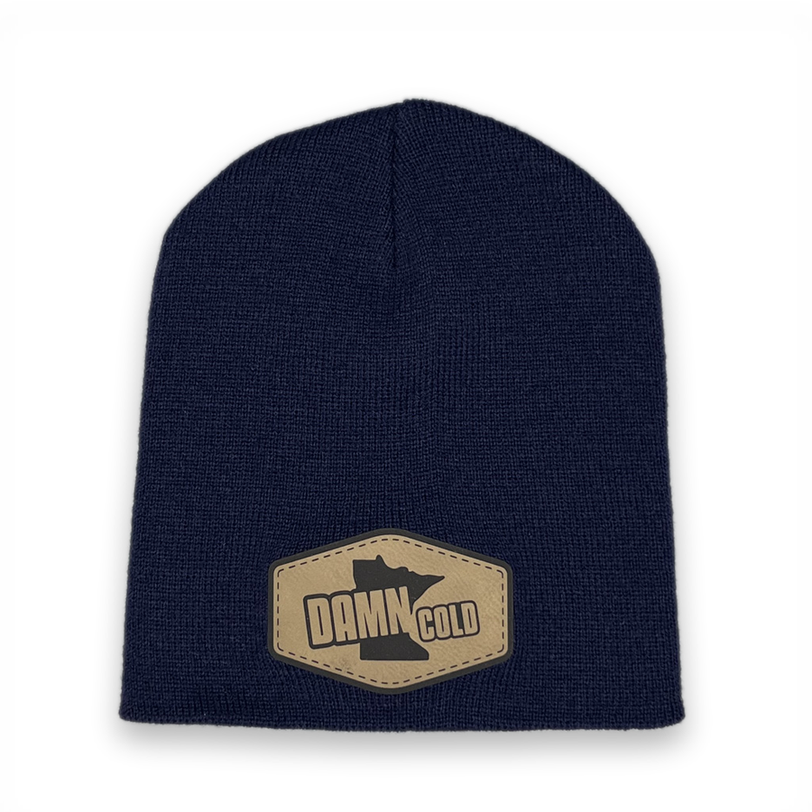 Damn Cold Navy Beanie