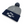 Load image into Gallery viewer, Damn Cold Grey/Navy PomPom Beanie
